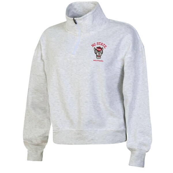 Grey Ladies Fleece Quarterzip - NC